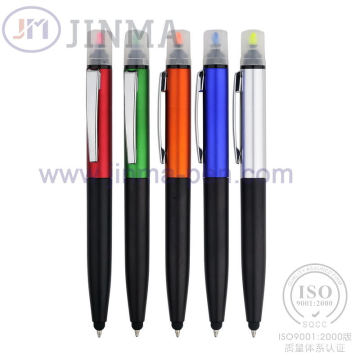A promoção Highlighter caneta esferográfica Jm - 6017 com uma caneta de toque